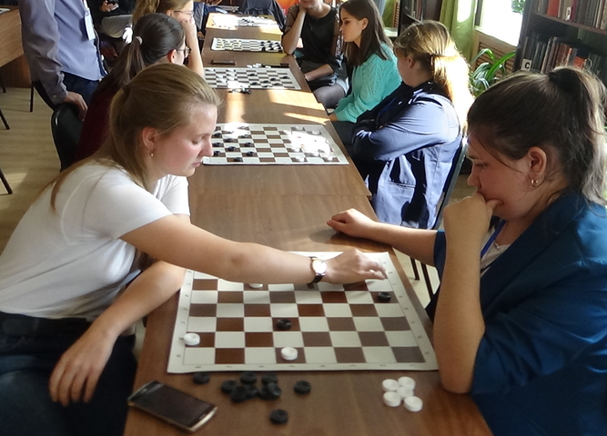 Городской турнир по русским шашкам среди студентов города черемхово