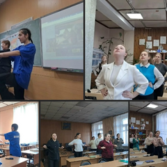 Массовая зарядка в честь Дня здоровья